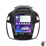 Autoradio per F-ord Escape C-Max Kuga 2013-2018 Stereo Upgrade Sostituzione 9,7 pollici TouchScreen Wireless Carplay Android Auto DSP Bluetooth WiFi SWC Navigazione GPS(Size:4 CORE 2+32G,Color:D)