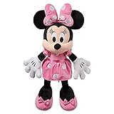 Disney Store peluche ufficiale rosa grande Minnie, Toy Story, 67 cm, personaggio in peluche con tenuta classica e fiocco in 3D, dettagli ricamati e finitura soffice al tatto