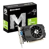 MAXSUN GeForce GT 730 - Scheda Video Nvidia GPU da 2 GB per computer PC Scheda Grafica GDDR3 ITX Design PCI Express DVI-I, HDMI, VGA, 4K