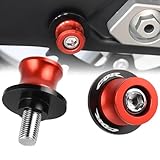YIEBA M8 Moto Supporti in Forcellone Rocchetti Swing Arm Spool Swing Arm Bobine Sliders Stand per CBR1000RR 2004-2011 CBR600RR CBR 600 RR 2003-2018 CBR900RR/954RR 2002-2003 CBR250R 2011(rosso)