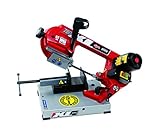 FEMI FM-780XL - Segatrice a Nastro per Metallo - 850 W - Lama 1335 mm - Capacità di Taglio fino a 105 mm - Taglio a Secco e Senza Lubrificazione - Portatile e Sicura - Tendilama e Blocco del Braccio