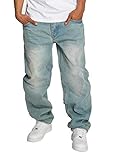 Ecko Unltd - Jeans da uomo, larghi, da uomo, blu, 52W x 34L