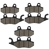 Cnornus Pastiglie Freno Anteriore Posteriore per YAMAHA XTZ750 XTZ 750 Super Tenere 750 1989-1995 YFZ450 YFZ 450 RY/RZ (Quad) 2009-2010