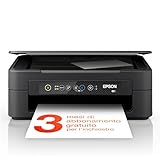 Epson Stampante Expression Home XP-2200, multifunzione 3 in 1: scanner/fotocopiatrice, A4, getto d'inchiostro a colori, Wi-Fi Direct, cartucce separate, ultracompatta