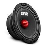 DS18 PRO-GM6.4B - Altoparlante Midrange da 16,5 cm, in alluminio rosso, 480 W max, 4 Ohm, 1,5 pollici, Kapton VC, altoparlanti audio di qualità premium per sistema audio stereo auto o camion (1