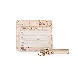 Legami - Porta Badge, da Collo, 1 Finestra trasparente, Tasche per Tessere, Cordino con Moschettone, Chiusura con Clip di sicurezza, perfetto per Infermieri, 10,4x9 cm, Tema Travel