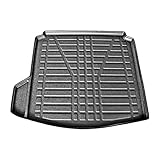 RE&AR Tuning Vasca Baule per Renault Megane 4 Berlina (Touch/Icon) 2016-2023 Tappetini Bagagliaio Nero