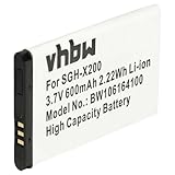 vhbw 1x batteria compatibile con Samsung SGH-E420, SGH-E380, SGH-E878, SGH-E870, SGH-E500, SGH-E428 smartphone cellulare (600mAh, 3,7V, Li-Ion)