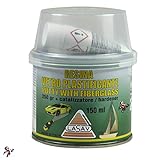 Vetroresina in pasta stucco in pasta per vetroresina con catalizzatore 150 ml ideale per carrozzeria
