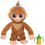 Just Play Peluche interattivo FurReal Peanut the Playful Monkey, scimmia peluche con suoni da 38 cm, giocattoli per bambini dai 4 anni