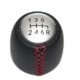 TLYSMG Manopola del Cambio Leva del Cambio Manopola del Cambio per Alfa per Romeo 159 Brera Spider 2005 2006 2007 2008-2011 Maniglia della Leva del Cambio 5/6 velocità-1 2 3 4 5 6 R