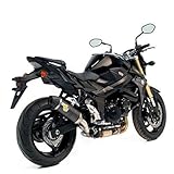 TERMINALE SCARICO OMOLOGATO FONDELLO CARBONIO SUZUKI GSR 750 2014 LEOVINCE NERO