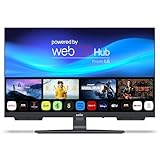 Cello C2224WSH Smart TV da 22 pollici senza cornice, alimentazione di rete, LG WebOS, Freeview Play, FreeSat, Bluetooth, altoparlanti Pitch Perfect, ideale per cucina, camera da letto o piccoli spazi