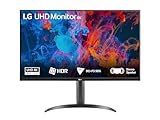 LG 32UR550K Monitor 32" Ultra HD 4K, 3840x2160, HDR 10, DCI-P3 90%, Speaker Stereo 10W, 60Hz, 4ms, HDMI 2.0, DisplayPort, Uscita Cuffie, Stand Pivot, Nero