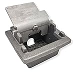 Nordica Extraflame 003278231 - Crogiolo per caminetto a pellet rotondo, acciaio legato, compatibile con pellet