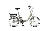 i-Bike, Fold Green, Bicicletta Elettrica a Pedalata Assistita, Pieghevole, Unisex Adulto, Verde, Taglia Unica