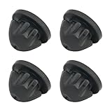 4 occhielli in gomma per copertura motore BMW Serie 5 11127614138 compatibili con BMW 1 2 3 4 5 6 7 8 MINI F56, F55, rivestimento in gomma per copertura del motore (nero)