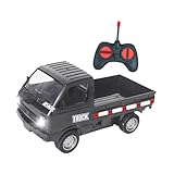 Hellery Camion Radiocomandato in Scala 1:16 per Bambini, Auto Telecomandata Leggera, Nero
