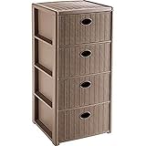 CASSETTIERA 4 ELEGANCE 40X40X80 TORTORA