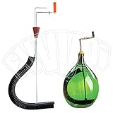 SPAZZOLA LAVADAMIGIANE FLESSIBILE LAVA DAMIGIANA PER VINO ENOLOGIA CANTINA