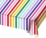 Folat 27770 Decorazione per compleanni e feste colorata - Tovaglia - Stripetastic - 180 x 130 cm - Articoli per feste per bambini e adulti