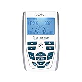GLOBUS | Genesy S2, Elettrostimolatore a 2 Canali, 60 Programmi per la Fisioterapia