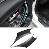 TTCR-II 2PCS Compatibile con Maniglia Interna BMW Serie 3 Serie 4 F30/F31/F34/F80 320i,328i,330i,335i & F32/F33/F36 428i,435i,Maniglia Della Porta Sinistra e Passeggero(Anteriore Copri Maniglia)Nero