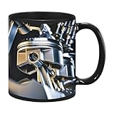 Generico Meccanica Per Uomo - Divertente Da Caffè In Ceramica | Progettazione Di Motori Meccanici, Ideale Per Ufficio, Casa, Officina, Regalo Originale Per Appassionati Di Automobili, 350 Ml