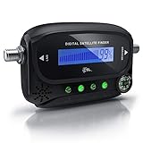 SAT-Finder digitale CSL - Rilevatore di Segnale satellitare – Display retroilluminato - Misuratore con Segnale Acustico