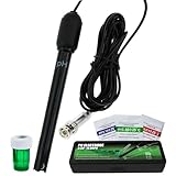 Lungo Corpo pH Elettrodo con BNC Socket Sonda 300cm Cavo 0-14pH per pH Metro, pH Controllore pH Dispositivo Economico Sensore