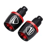 RUKDA per Ducati Monster 821 797 950 937 1200 7/8 "22 Millimetri Moto Manopole Manubrio Maniglia Bar Grip Tappo di Chiusura (Color : F)