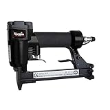 CEVIK R80/16 Sparachiodi Pneumatica Professionale per Tappezzeria e Montaggi - 120 Punti - Pressione Regolabile 4-7 bar - Uso Intensivo - Con Valigetta Inclusa