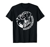 Tedesco capelli corti cani da caccia ritratto Wilsigns cacciatore Maglietta