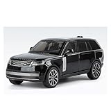 KWZGHOLJ Veicoli a Motore in Scala Modello Auto Lega Pressofusa in Scala 1:32 for Land Rover Range Rover SV 2022 SUV Modello in Miniatura Ornamento Veicoli(Black)