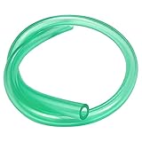 1M TUBO SILICONE FLESSIBILE 2.2MM 3MM 4MM 5MM 6MM 7MM VERDE TRASPARENTE BENZINA ACQUA CARBURANTE AUTO MOTO FAI DA TE (Øint-est: 5x10mm)