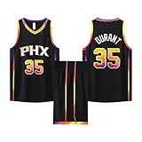 ABRTJCL Magliette da Basket per Uomo/Bambino, Completo Basket Ragazzo 2 Pezzi, Completino Basket per Bambino Popolare, Maglia Basket Nero S