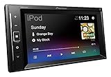Pioneer DMH-A240BT, lettore multimediale 2 DIN, profondità di installazione ridotta, touchscreen ClearType da 6,2 pollici, connessione smartphone, USB, Bluetooth, equalizzatore grafico a 13 bande