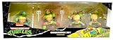 Tortugas Ninja Set Collezione (4 Figure) - Stile Retro 90's - Figure non articolate di Comansi