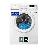 Electrolux EW6S526W Lavatrice Slim a Carica Frontale, Tecnologia SensiCare 600, 6 kg, Partenza Ritardata, Lavaggio Rapido, Display LED, 1200 Giri al Minuto, Bianco, B