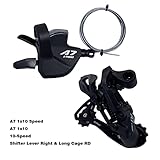 CNC Deragliatore Posteriore 10v,MTB Leve Cambio Bici 10 velocità per Shimano/Sram