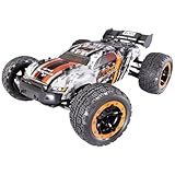 Reely JoVage 4x4 V2 Arancione bianco Brushed 1:16 Automodello Elettrica Truggy 4WD RtR 2,4 GHz incl. Batteria e cavo di