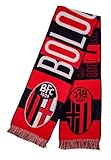 Bologna Sciarpa Ufficiale - Acrilico - Ricamo Stile Jacquard - Modello 01 - Stadio Calcio Tifosi - Lunghezza 140cm