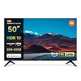 XIAOMI TV F 50, 50 pollici (127 cm), 4K UHD, Smart TV, Fire TV, Triple Tuner DVB-C/S/S2/T/T2,HDR10, MEMC, Modalità Game Boost 120Hz, Controllo Vocale Alexa, 2GB+32GB, Compatibile con AirPlay