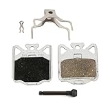 Campagnolo Coppia di pastiglie freno per Super Record WRL DB organico, piastra di supporto in alluminio