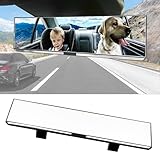 KITBEST Specchietto retrovisore, Clip per specchietto retrovisore grandangolare da 300 mm su specchio panoramico piatto per auto Elimina efficacemente i punti ciechi per camion SUV per auto