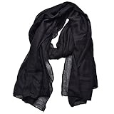 Outrip Sciarpa in Cotone Donna, Foulard Leggera Morbida Pashmina