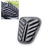 JKGBUK Cuscino Sella Moto per Moto Guzzi V7, Cuscino Sedile Moto Traspirante Antiscivolo Assorbimento degli Urti Cuscino per Sedile in Gel per Moto,C/Back Seat