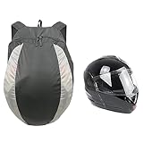 Vusddy Zaino Porta Casco Moto Integrale,Borsa Leggera per Casco da Moto,Zaino da impermeabile per da moto,28L Sportiva Zainetto Impermeabile,Fitness Corsa Escursionismo Arrampicata Sci Mountain