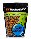 Tandem Baits Boilies Carpfishing Boilies da Carpa Proteiche Carp Food Boilies 18 mm 1 kg Crema di Banana