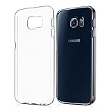 Electrónica Rey® - Cover trasparente in gel per SAMSUNS GALAXY S6, ultra sottile da 0,33 mm, in silicone TPU di alta resistenza e flessibilità